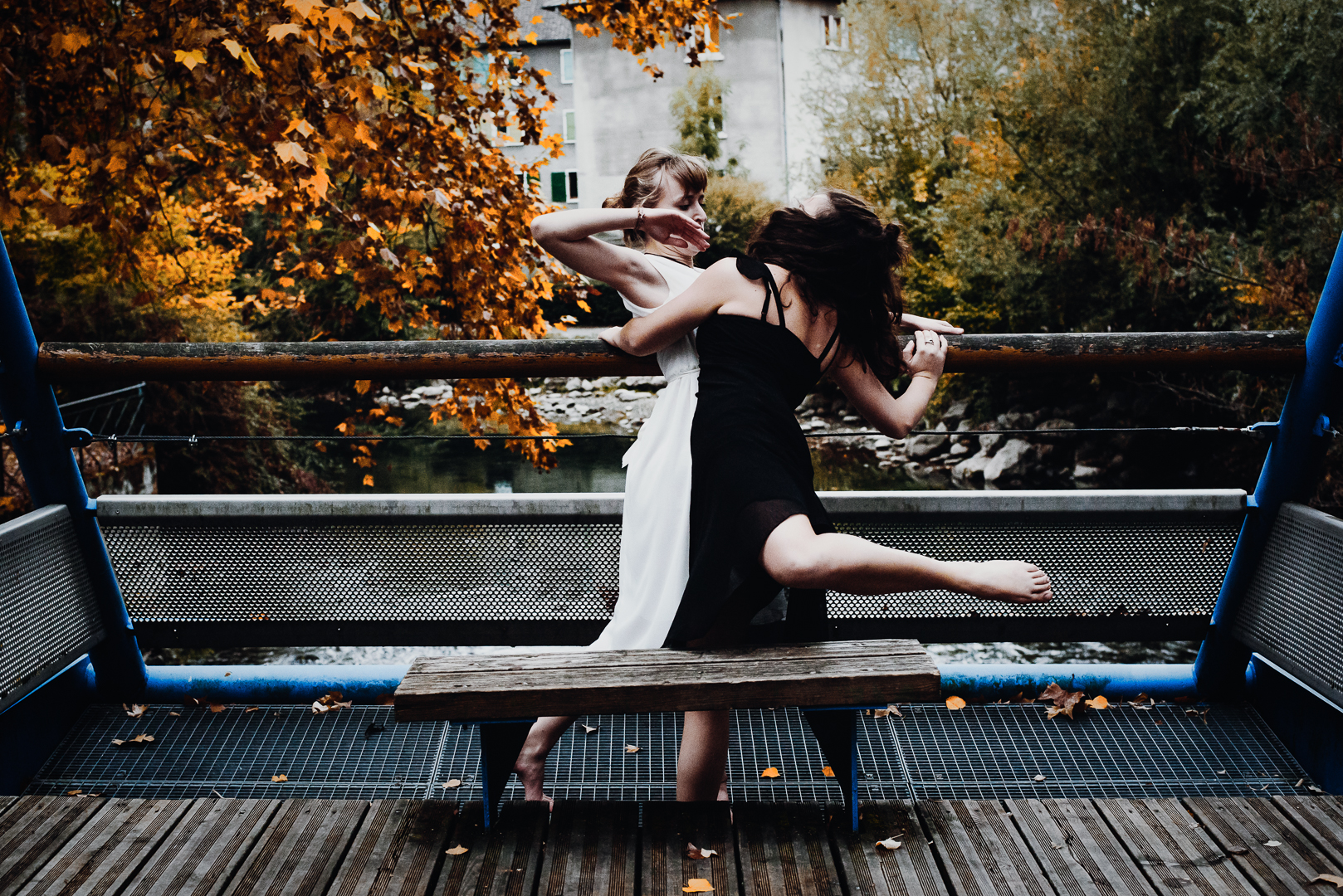 Lucile et Olivia, duo danse contemporain, projet photo DANSE, JE TE VOIS