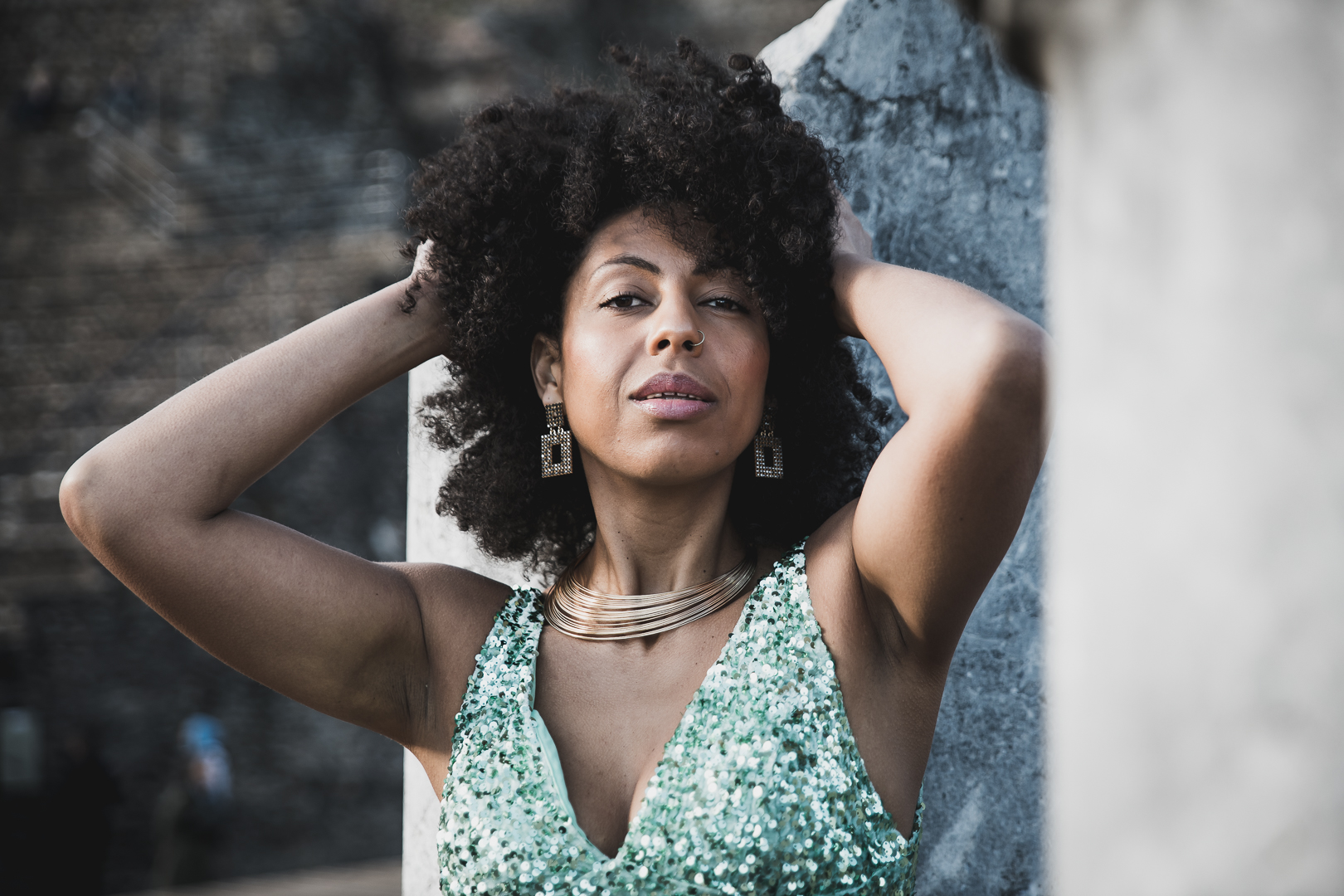 Portrait, danseuse, Lynn Diva, Waacking dance, Lyon