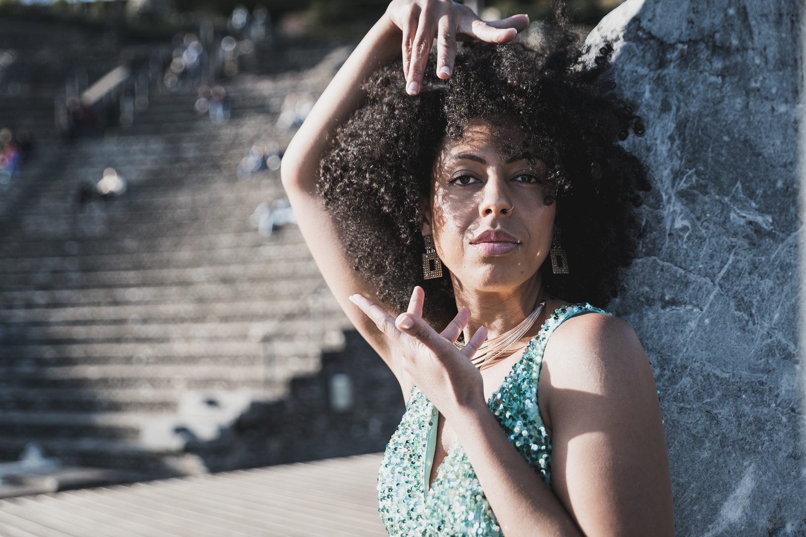 Portrait, danseuse, Lynn Diva, Waacking dance, Lyon