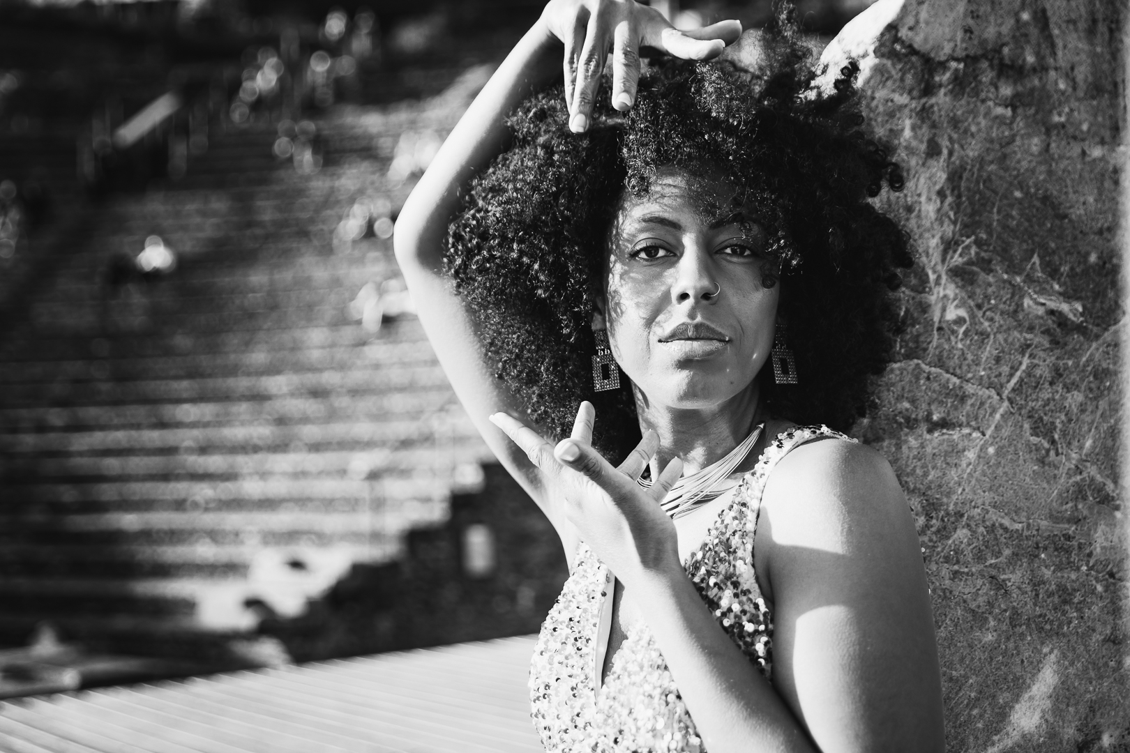 Portrait, danseuse, Lynn Diva, Waacking dance, Lyon