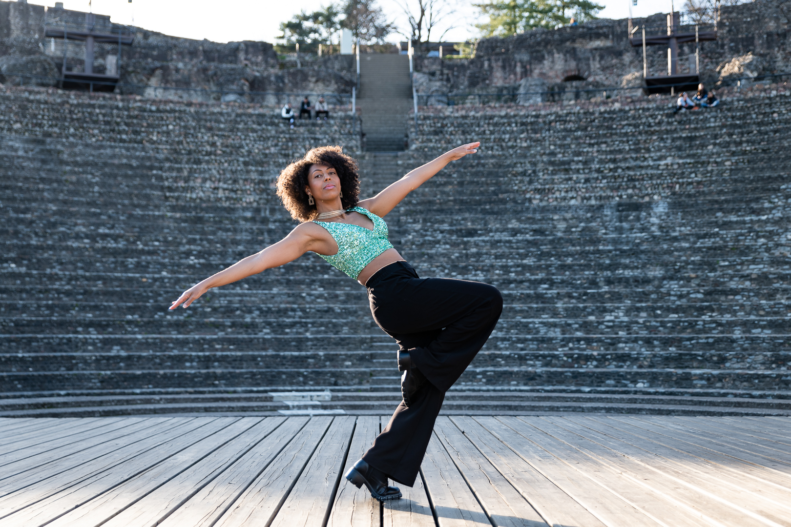 Portrait, danseuse, Lynn Diva, Waacking dance, Lyon